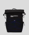 Karl Lagerfeld Utility Drawstring Roll-top Backpack