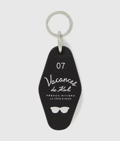 Karl Lagerfeld Vacances De Karl Keyring In Black