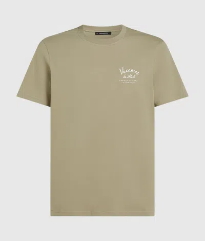 Karl Lagerfeld Vacances De Karl Loungewear T-shirt In Brown