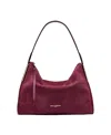 Karl Lagerfeld Valerie Top Handle Hobo Bag In Burgundy