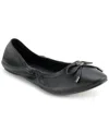 Karl Lagerfeld Paris Velma Ballet Flat In Dark Black