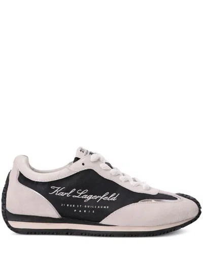 Karl Lagerfeld Velocette Sneakers In Black
