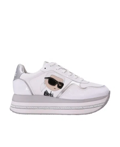 KARL LAGERFELD VELOCITA II PLATFORM SNEAKERS