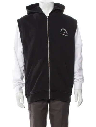 Pre-owned Karl Lagerfeld Vest In Black