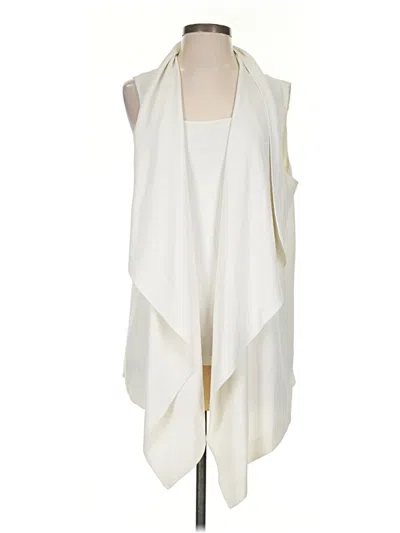 Pre-owned Karl Lagerfeld Vest In Ivory