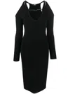 Karl Lagerfeld Chain-link Cut-out Dress