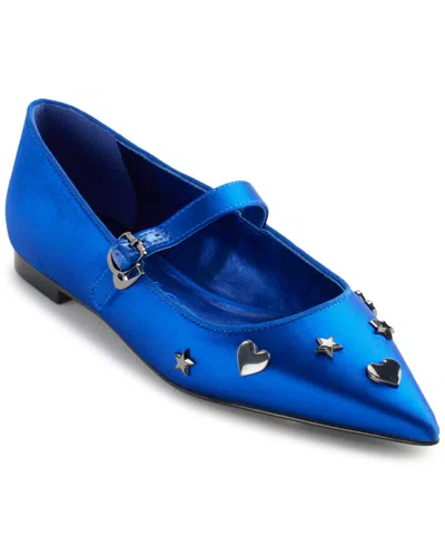 KARL LAGERFELD WOMEN'S VEYDA MARY JANE POINTED TOE FLATS