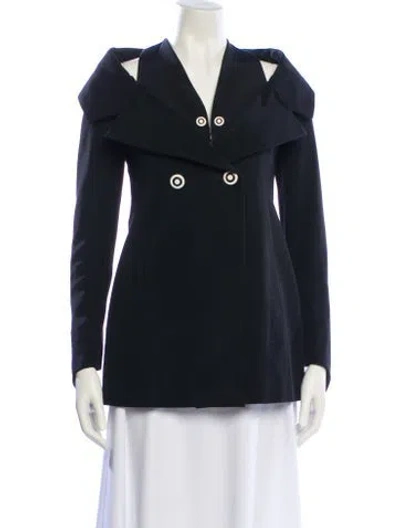 Pre-owned Karl Lagerfeld Vintage 1990's Blazer In Black