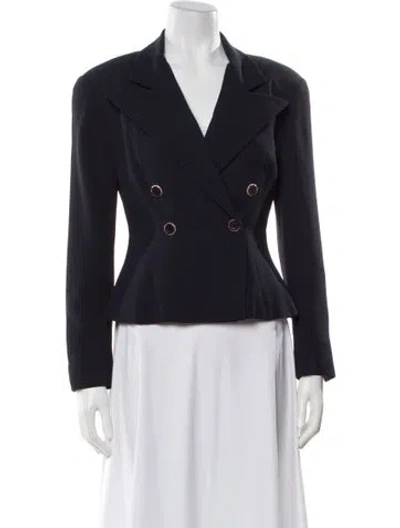 Pre-owned Karl Lagerfeld Vintage 1990's Blazer In Black
