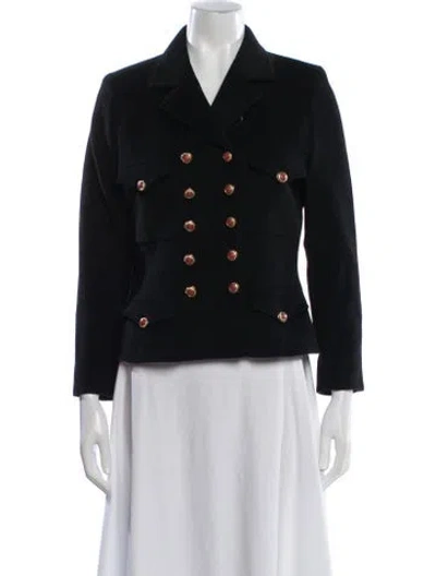Pre-owned Karl Lagerfeld Vintage 1990's Blazer In Black