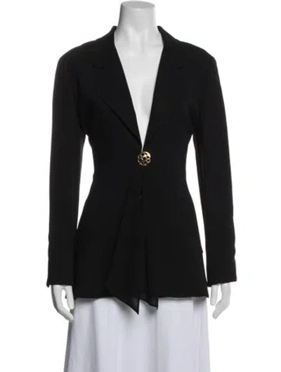 Pre-owned Karl Lagerfeld Vintage 1990's Blazer In Black