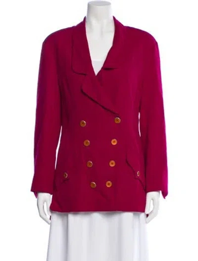 Pre-owned Karl Lagerfeld Vintage 1990's Blazer In Pink