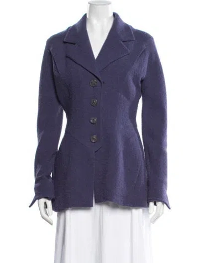 Pre-owned Karl Lagerfeld Vintage 1990's Blazer In Purple