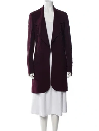 Pre-owned Karl Lagerfeld Vintage 1990's Coat In Purple