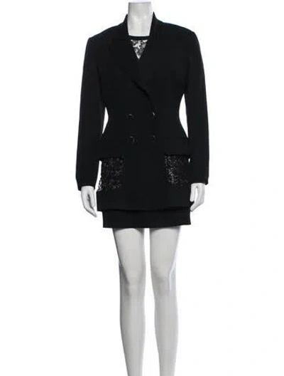 Pre-owned Karl Lagerfeld Vintage 1990's Dress Set In Black