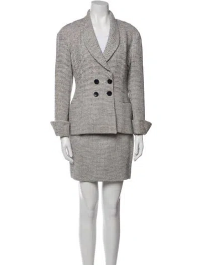 Pre-owned Karl Lagerfeld Vintage 1990's Skirt Set In Neutral