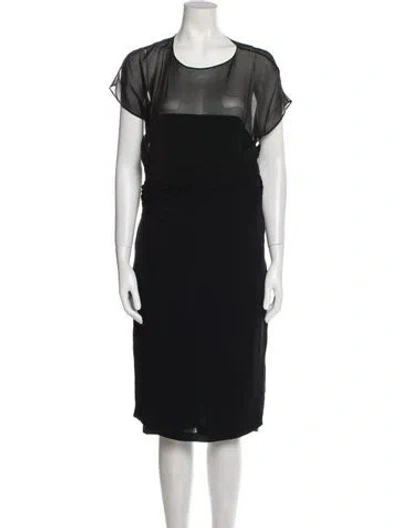 Pre-owned Karl Lagerfeld Vintage Dress In Black