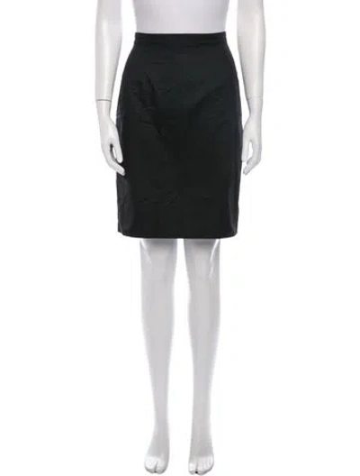 Pre-owned Karl Lagerfeld Vintage Knee-length Skirt In Black