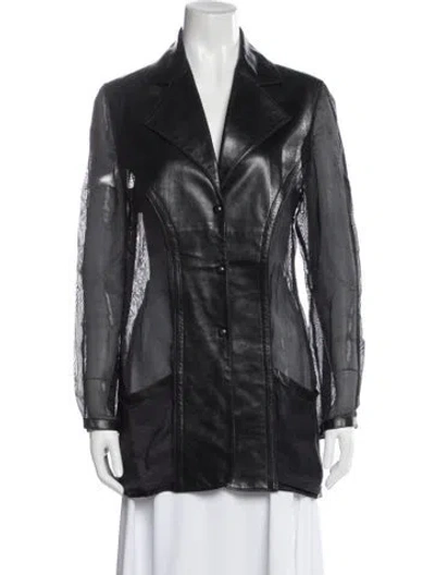 Pre-owned Karl Lagerfeld Vintage Late 1980's - Early 1990's Blazer In Black
