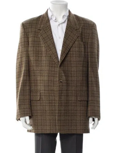 Pre-owned Karl Lagerfeld Vintage Late 1980's - Early 1990's Blazer In Brown