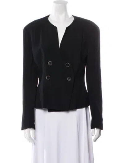 Pre-owned Karl Lagerfeld Vintage Late 1980's - Early 1990's Jacket In Black