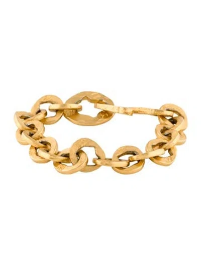 Pre-owned Karl Lagerfeld Vintage Link Bracelet, 6" In Multi