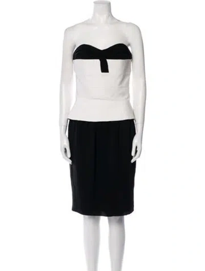 Pre-owned Karl Lagerfeld Vintage Mini Dress In Black