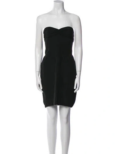 Pre-owned Karl Lagerfeld Vintage Mini Dress In Black