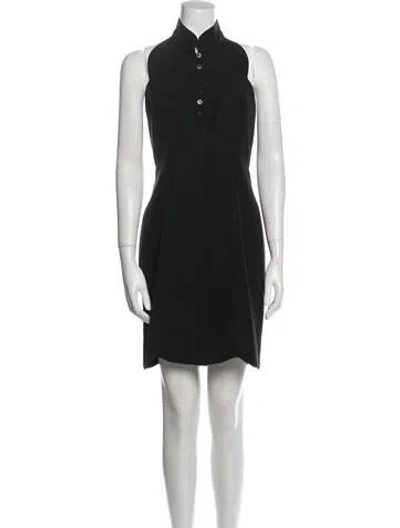 Pre-owned Karl Lagerfeld Vintage Mini Dress In Black
