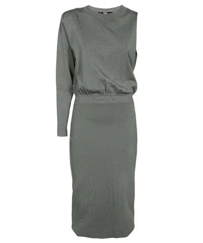 Karl Lagerfeld Viscose Blend Dress In Green