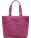Karl Lagerfeld Voyage Nylon Tote Bag In Dk Cactus