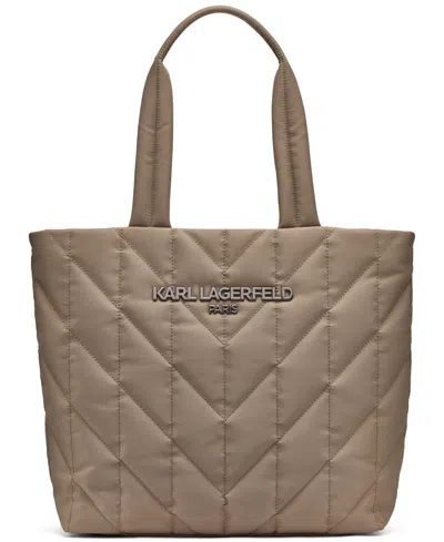 Karl Lagerfeld Voyage Zip Top Tote Bag