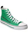 Karl Lagerfeld Vulcanized Canvas High-top Sneaker In Green
