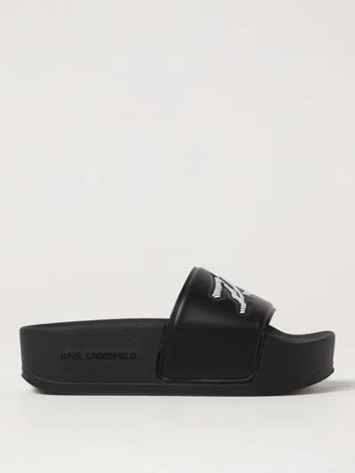 Karl Lagerfeld Wedge Shoes  Woman Color Black