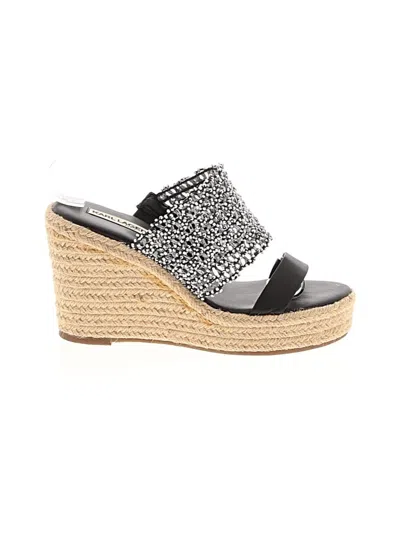 Pre-owned Karl Lagerfeld Wedges In Silver