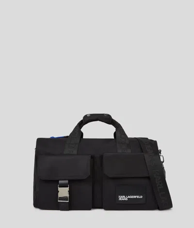 Karl Lagerfeld Weekender Bag In Black