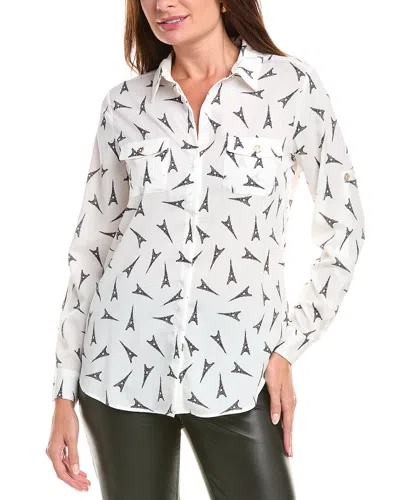 Karl Lagerfeld Whimsical Blouse In White
