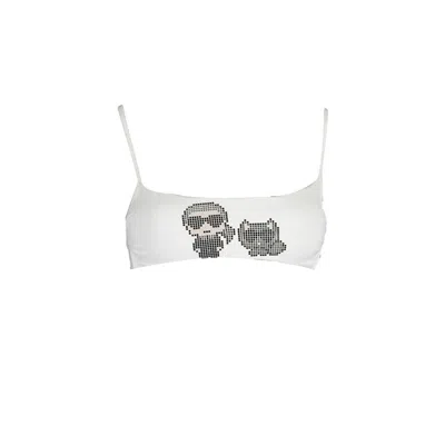 Karl Lagerfeld White Polyamide Women's Swimsuit