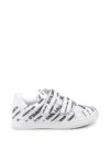 Karl Lagerfeld White Sneakers For Boy With Logo In White