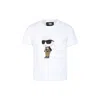 Karl Lagerfeld White T-shirt For Kids With Karl In White