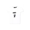 Karl Lagerfeld White T-shirt For Girl With Karl In White