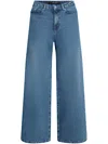 Karl Lagerfeld Wide-leg Jeans In Brown