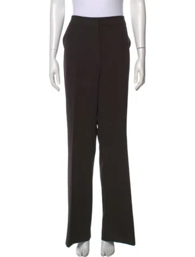 Pre-owned Karl Lagerfeld Wide Leg Pants In Black