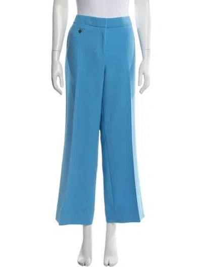 Pre-owned Karl Lagerfeld Wide Leg Pants In Blue