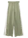 Karl Lagerfeld Wide-leg Pants In Green