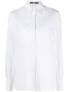 Karl Lagerfeld Wide-sleeves Necktie Shirt In White