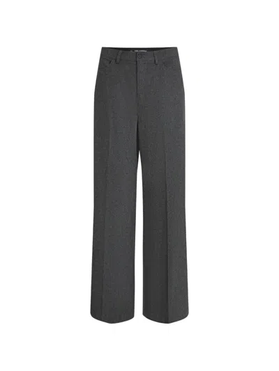 Karl Lagerfeld Wide-leg Flannel Pants In Multi