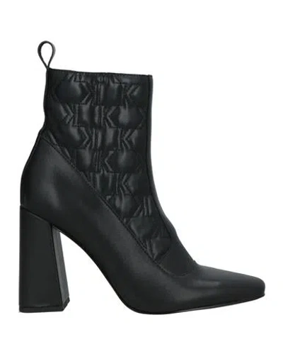 Karl Lagerfeld Woman Ankle Boots Black Size 6 Soft Leather