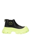 Karl Lagerfeld Woman Ankle Boots Black Size 5 Leather, Textile Fibers In Black