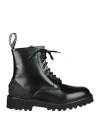 Karl Lagerfeld Woman Ankle Boots Black Size 7 Leather In Black